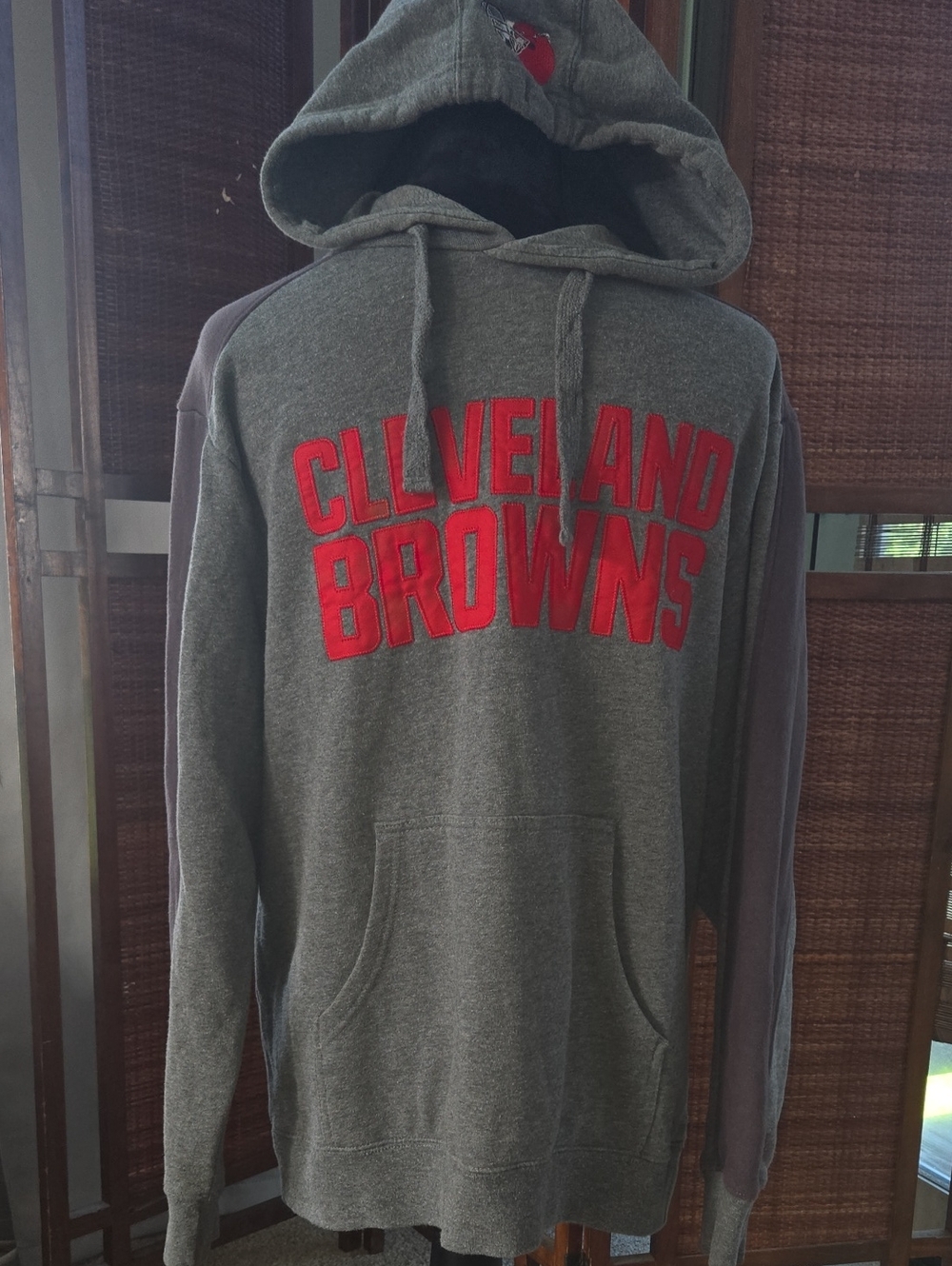 Pro line NFL CLEVELAND BROWNS Gray Hoodie Sweatshirt